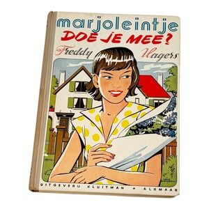 Kluitman Marjoleintje Doe Je Mee HC Freddy Hagers Dutch Book Vintage 1950s‎